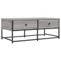 Mesa de centro madera de ingeniería gris Sonoma 100x51x40 cm de , Mesas de centro - Ref: Foro24-833973, Precio: 68,86 €, Desc...