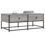 Mesa de centro madera de ingeniería gris Sonoma 100x51x40 cm de , Mesas de centro - Ref: Foro24-833973, Precio: 68,86 €, Desc...