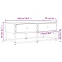 Mesa de centro madera de ingeniería gris Sonoma 100x51x40 cm de , Mesas de centro - Ref: Foro24-833973, Precio: 68,86 €, Desc...