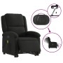 Sillón de masaje eléctrico reclinable elevable tela negro en Sillones | Comprar online en Foru.es