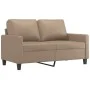 Juego de sofás con cojines 2 piezas cuero sintético capuchino de , Sofás - Ref: Foro24-3201412, Precio: 386,41 €, Descuento: %