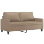 Juego de sofás con cojines 2 piezas cuero sintético capuchino de , Sofás - Ref: Foro24-3201412, Precio: 393,47 €, Descuento: %