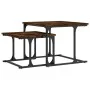 Stackable coffee table 2 pieces engineered wood smoked oak by , Coffee table - Ref: Foro24-833370, Price: 41,95 €, Discount: %