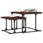 Stackable coffee table 2 pieces engineered wood smoked oak by , Coffee table - Ref: Foro24-833370, Price: 41,95 €, Discount: %