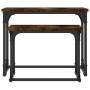 Mesa de centro apilable 2 pzas madera ingeniería roble ahumado de , Mesas de centro - Ref: Foro24-833370, Precio: 42,46 €, De...
