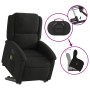 Sillón de masaje eléctrico reclinable elevable tela negro en Sillones | Comprar online en Foru.es