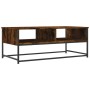 Mesa de centro madera de ingeniería roble ahumado 100x51x40 cm de , Mesas de centro - Ref: Foro24-835351, Precio: 56,28 €, De...