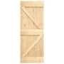 Sliding door with solid pine wood hardware 85x210 cm by , Doors - Ref: Foro24-3203198, Price: 170,82 €, Discount: %
