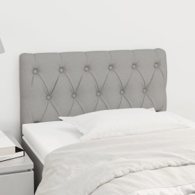 Cabecero de tela gris claro 80x7x78/88 cm de , Cabeceros y pies de cama - Ref: Foro24-346298, Precio: 42,52 €, Descuento: %