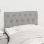 Cabecero de tela gris claro 80x7x78/88 cm de , Cabeceros y pies de cama - Ref: Foro24-346298, Precio: 42,52 €, Descuento: %