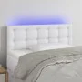 Headboard with LED white synthetic leather 80x5x78/88 cm by , Headboards and footboards - Ref: Foro24-3121685, Price: 48,07 €...
