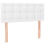 Cabecero con LED cuero sintético blanco 80x5x78/88 cm de , Cabeceros y pies de cama - Ref: Foro24-3121685, Precio: 42,17 €, D...