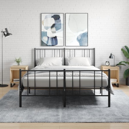 Mesitas noche 2 uds madera ingeniería roble Sonoma 40x35x50 cm de , Mesitas de noche - Ref: Foro24-830739, Precio: 47,35 €, D...