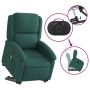 Sillón masaje eléctrico reclinable elevable tela verde oscuro en Sillones | Comprar online en Foru.es