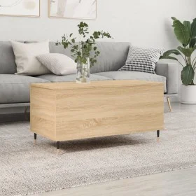 Mesa de centro madera contrachapada roble Sonoma 90x44,5x45 cm de , Mesas de centro - Ref: Foro24-830967, Precio: 67,12 €, De...