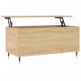 Mesa de centro madera contrachapada roble Sonoma 90x44,5x45 cm de , Mesas de centro - Ref: Foro24-830967, Precio: 67,94 €, De...