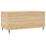 Mesa de centro madera contrachapada roble Sonoma 90x44,5x45 cm de , Mesas de centro - Ref: Foro24-830967, Precio: 67,94 €, De...