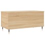 Mesa de centro madera contrachapada roble Sonoma 90x44,5x45 cm de , Mesas de centro - Ref: Foro24-830967, Precio: 67,94 €, De...