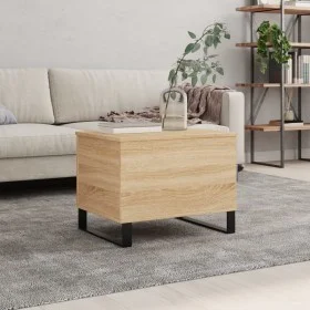 Mesa de centro madera contrachapada roble Sonoma 60x44,5x45 cm de , Mesas de centro - Ref: Foro24-830959, Precio: 56,75 €, De...