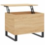 Mesa de centro madera contrachapada roble Sonoma 60x44,5x45 cm de , Mesas de centro - Ref: Foro24-830959, Precio: 57,46 €, De...