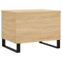 Mesa de centro madera contrachapada roble Sonoma 60x44,5x45 cm de , Mesas de centro - Ref: Foro24-830959, Precio: 57,46 €, De...