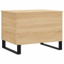 Mesa de centro madera contrachapada roble Sonoma 60x44,5x45 cm de , Mesas de centro - Ref: Foro24-830959, Precio: 57,46 €, De...