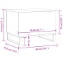 Mesa de centro madera contrachapada roble Sonoma 60x44,5x45 cm de , Mesas de centro - Ref: Foro24-830959, Precio: 57,46 €, De...