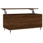Mesa de centro madera contrachapada roble marrón 90x44,5x45 cm de , Mesas de centro - Ref: Foro24-830971, Precio: 69,70 €, De...
