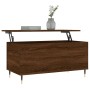 Mesa de centro madera contrachapada roble marrón 90x44,5x45 cm de , Mesas de centro - Ref: Foro24-830971, Precio: 69,70 €, De...