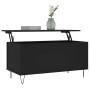 Mesa de centro madera contrachapada negro 90x44,5x45 cm de , Mesas de centro - Ref: Foro24-830973, Precio: 74,64 €, Descuento: %