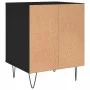 Mesita de noche madera de ingeniería negro 40x35x50 cm de , Mesitas de noche - Ref: Foro24-830718, Precio: 34,91 €, Descuento: %