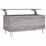 Mesa de centro madera contrachapada gris Sonoma 90x44,5x45 cm de , Mesas de centro - Ref: Foro24-830978, Precio: 70,81 €, Des...
