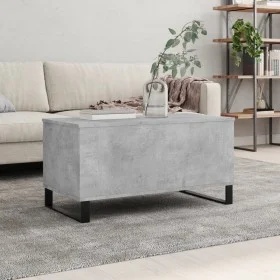 Plywood gray concrete coffee table 90x44.5x45 cm by , Coffee table - Ref: Foro24-830984, Price: 66,07 €, Discount: %