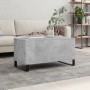 Mesa de centro madera contrachapada gris hormigón 90x44,5x45 cm de , Mesas de centro - Ref: Foro24-830984, Precio: 67,19 €, D...