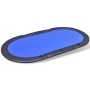 Tablero de póker plegable para 10 jugadores azul de vidaXL, Mesas de juego y de póquer - Ref: Foro24-80136, Precio: 155,38 €,...