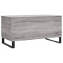 Mesa de centro madera contrachapada gris Sonoma 90x44,5x45 cm de , Mesas de centro - Ref: Foro24-830986, Precio: 66,71 €, Des...