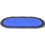 Tablero de póker plegable para 10 jugadores azul de vidaXL, Mesas de juego y de póquer - Ref: Foro24-80136, Precio: 155,38 €,...