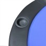 Tablero de póker plegable para 10 jugadores azul de vidaXL, Mesas de juego y de póquer - Ref: Foro24-80136, Precio: 155,38 €,...