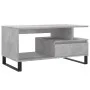 Mesa de centro madera contrachapada gris hormigón 90x49x45 cm de , Mesas de centro - Ref: Foro24-831032, Precio: 71,18 €, Des...