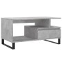 Mesa de centro madera contrachapada gris hormigón 90x49x45 cm de , Mesas de centro - Ref: Foro24-831032, Precio: 75,54 €, Des...