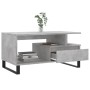 Mesa de centro madera contrachapada gris hormigón 90x49x45 cm de , Mesas de centro - Ref: Foro24-831032, Precio: 75,54 €, Des...