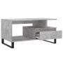 Mesa de centro madera contrachapada gris hormigón 90x49x45 cm de , Mesas de centro - Ref: Foro24-831032, Precio: 75,54 €, Des...