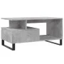Mesa de centro madera contrachapada gris hormigón 90x49x45 cm de , Mesas de centro - Ref: Foro24-831032, Precio: 71,18 €, Des...