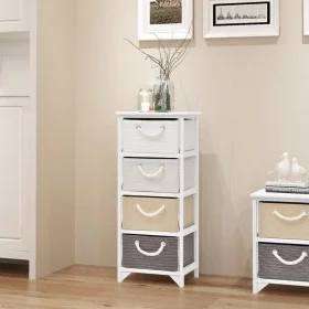 Mueble de almacenaje con 4 cajones madera de vidaXL, Taquillas y armarios de almacenamiento - Ref: Foro24-242890, Precio: 110...
