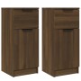 Aparadores 2 uds madera contrachapada marrón roble 30x30x70 cm de , Aparadores - Ref: Foro24-817005, Precio: 76,56 €, Descuen...