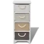 Mueble de almacenaje con 4 cajones madera de vidaXL, Taquillas y armarios de almacenamiento - Ref: Foro24-242890, Precio: 110...