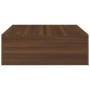 Mesa de centro madera contrachapada marrón roble 100x100x35 cm de , Mesas de centro - Ref: Foro24-815998, Precio: 79,71 €, De...