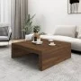 Couchtisch aus braunem Eichensperrholz, 100 x 100 x 35 cm von , Couchtisch - Ref: Foro24-815998, Preis: 78,32 €, Rabatt: %