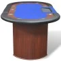 Poker table for 10 players, chip tray, and dealer area. by vidaXL, Game and poker tables - Ref: Foro24-80134, Price: 274,20 €...