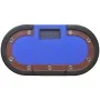 Poker table for 10 players, chip tray, and dealer area. by vidaXL, Game and poker tables - Ref: Foro24-80134, Price: 274,20 €...